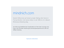 Tablet Screenshot of mindnich.com